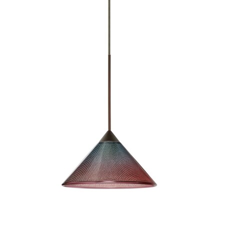 Besa Lighting Besa Pendant Kona Bronze Bi-Color 1x50W Halogen 1XC-117691-BR